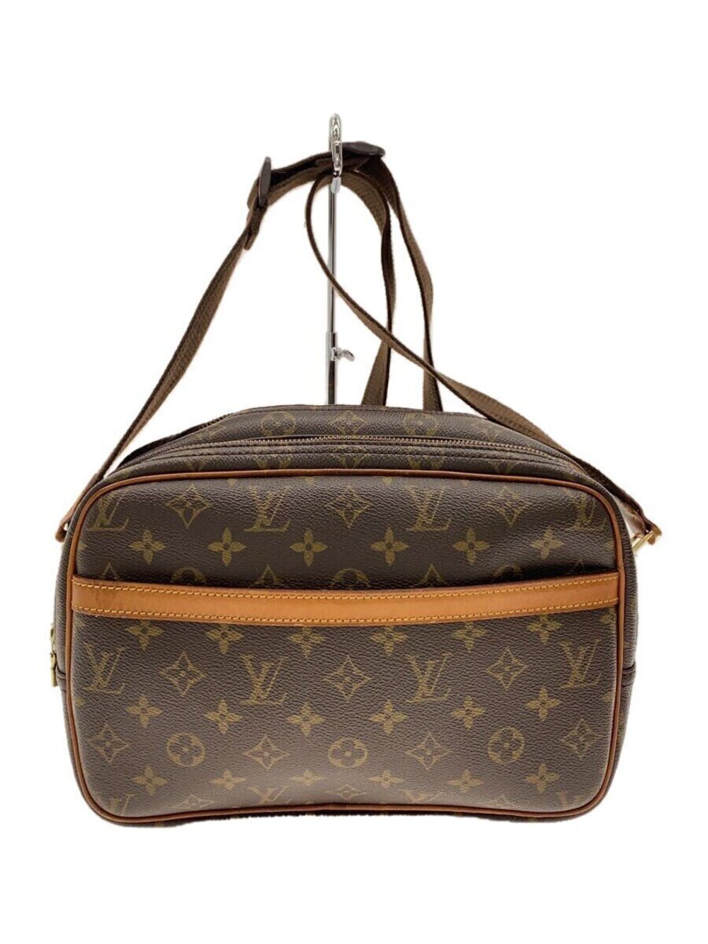 LOUIS VUITTON Reporter Monogram Canvas Brown All over